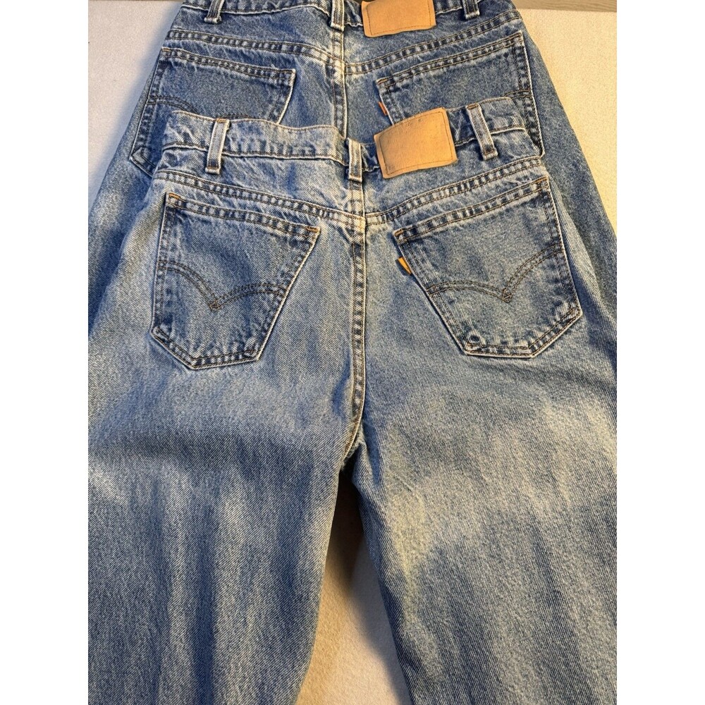 Lot of 2 Vintage 1997 Levis 550 Jeans W29 L28 Relaxed Fit Student Orange Tab USA